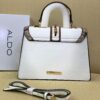 ALDO Croc-Embossed Chain-Lock Mini Satchel