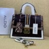 ALDO Croc-Embossed Chain-Lock Mini Satchel