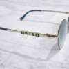 Burberry Classic Round Metal Sunglasses