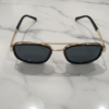 Burberry Rectangular Metal Sunglasses – Gold Frame