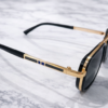 Burberry Rectangular Metal Sunglasses – Gold Frame
