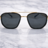 Burberry Rectangular Metal Sunglasses – Gold Frame