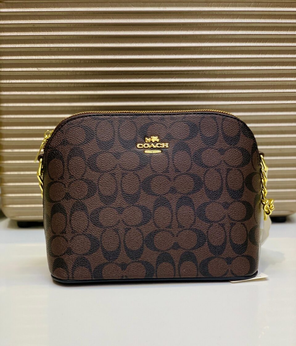 Coach Signature Dome Camera Crossbody Bag