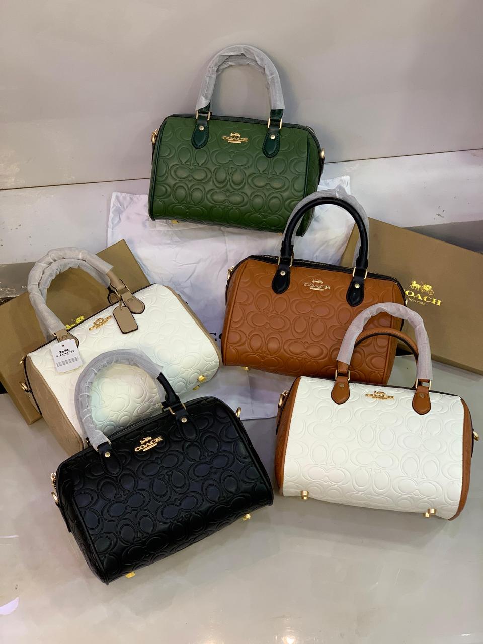 Coach Embossed Signature C Mini Satchel