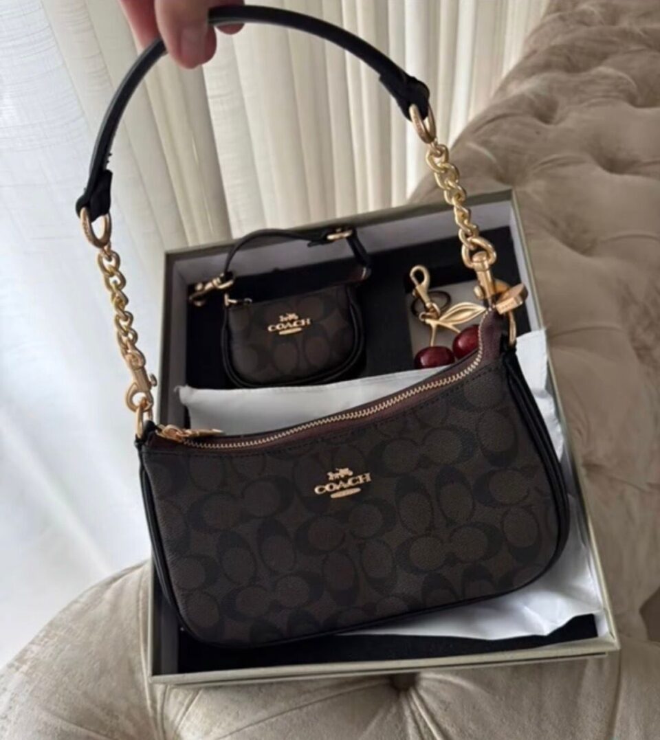 COACH Teri Bag Gift Set In Signature Canvas