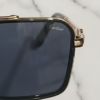 Cartier Rectangular Metal Frame Sunglasses 3