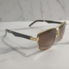 Cartier Rectangular Metal Sunglasses with Gradient Lenses 2