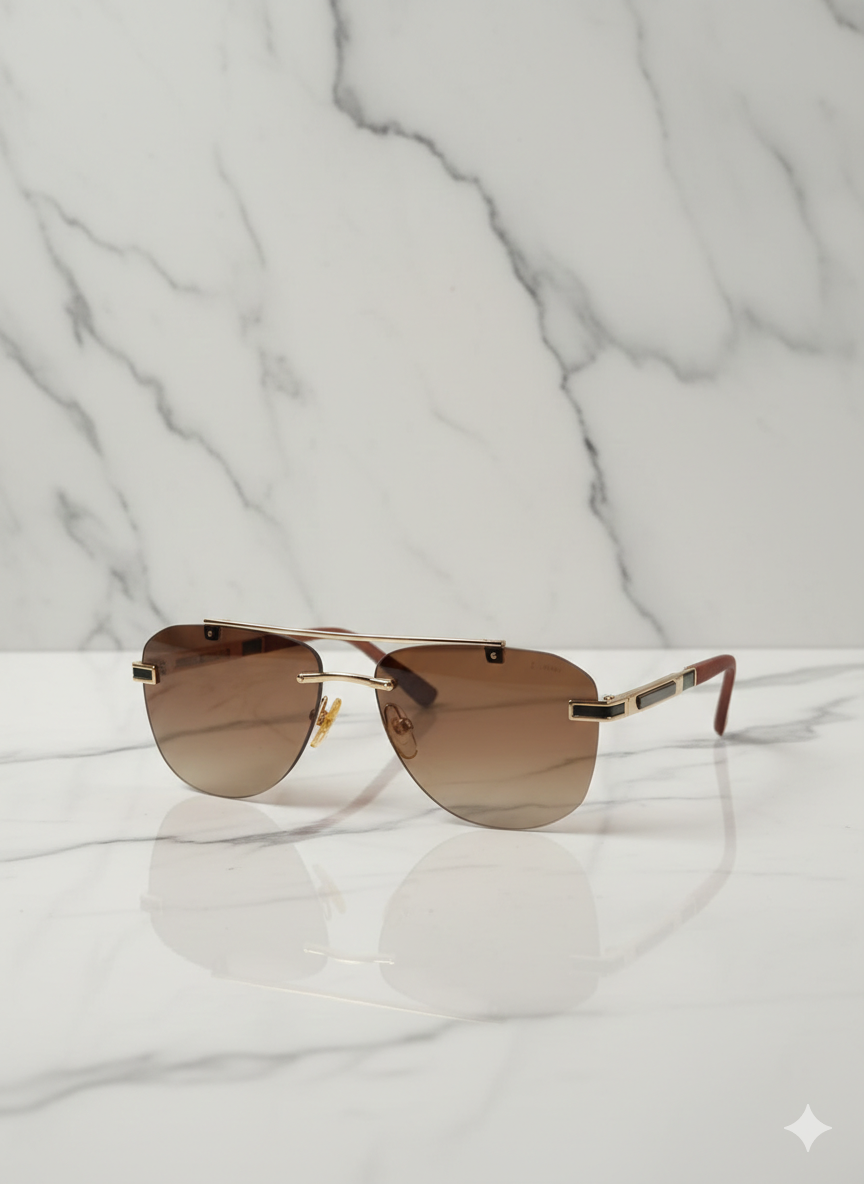 Cartier Rimless Aviator Sunglasses 4