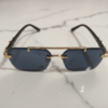 Cartier Rimless Square Sunglasses with Gold Top Bar & Signature Temple Detail 4