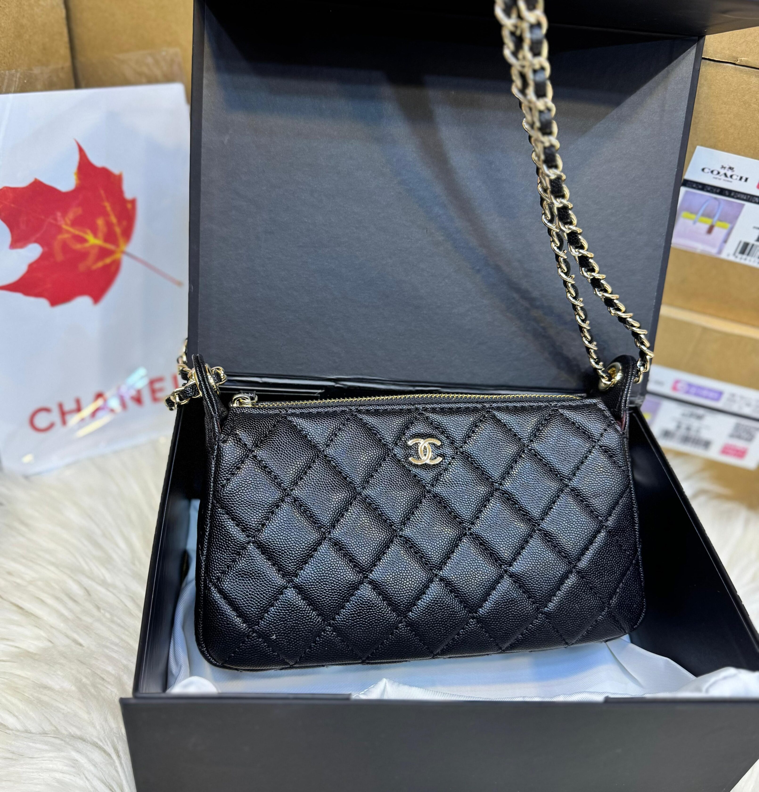 Chanel 25A Double Chain Bag
