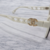 Chanel Ivory Aura Oversized Sunglasses