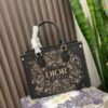 DIOR BRAIDED PRINTED MEDIUM SIZED TOTE BAG 4