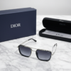 Dior Rectangular Metal-Frame Sunglasses 6