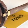 Fendi Square Acetate Sunglasses with FF Logo Hinges 2