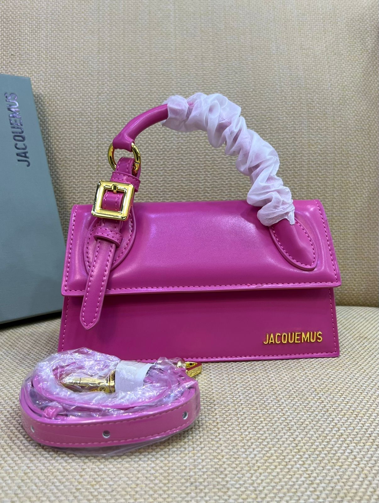 Jacquemus Le Bambino Long Bag (Top-Handle)