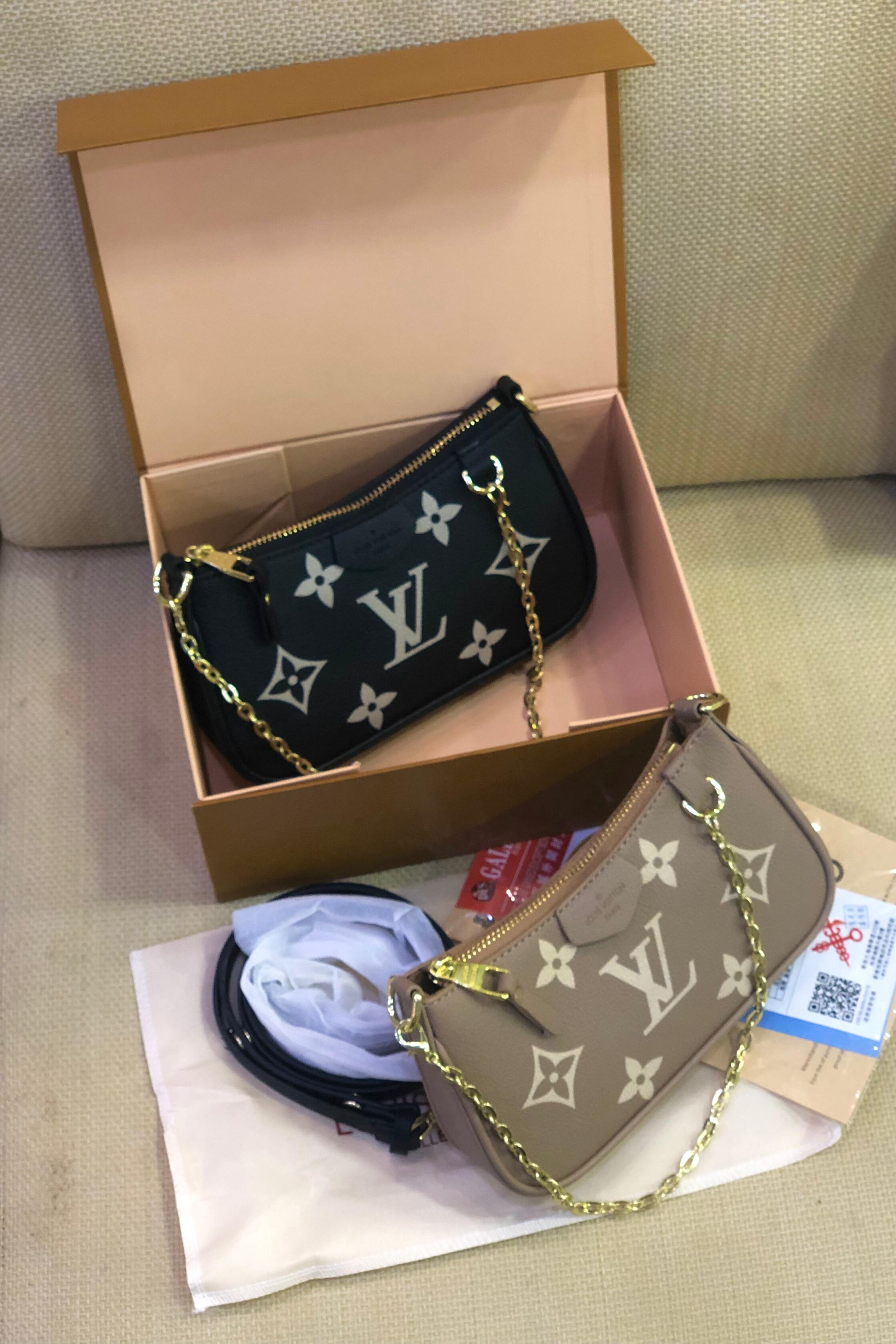 Louis Vuitton Mini Pochette Accessoires with Chain Strap