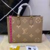 Louis Vuitton Onthego Giant Monogram Tote Bag - Black With Gold