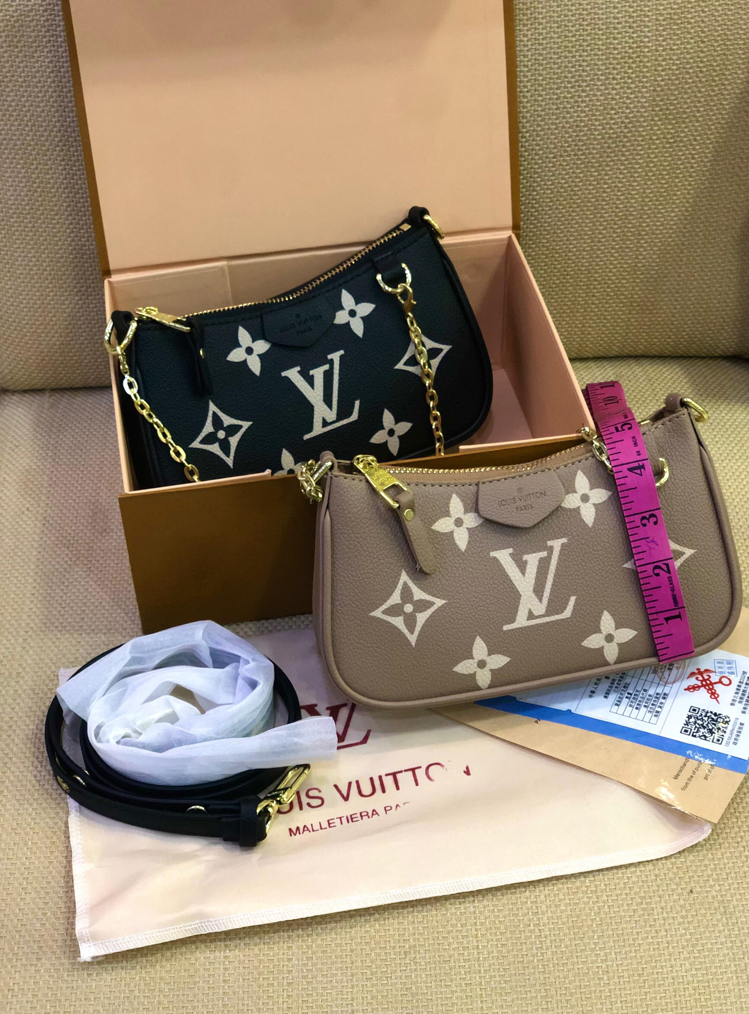 Louis Vuitton Mini Pochette Accessoires with Chain Strap