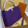 Louis Vuitton Capucines MM – Purple Taurillon Leather with Python Top Handle
