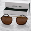 Lacoste Rectangular Metal & Acetate Sunglasses