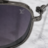 Louis Vuitton Modern Rectangular Metal Sunglasses
