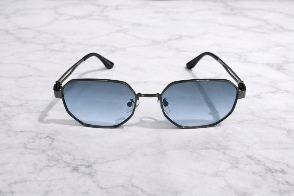 Louis Vuitton Rectangular Metal Sunglasses