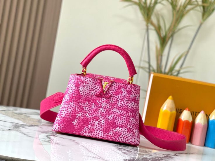 Louis Vuitton Capucines MM - Animal-Print Taurillon Leather