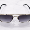 Porsche Rectangular Metal Aviator Sunglasses