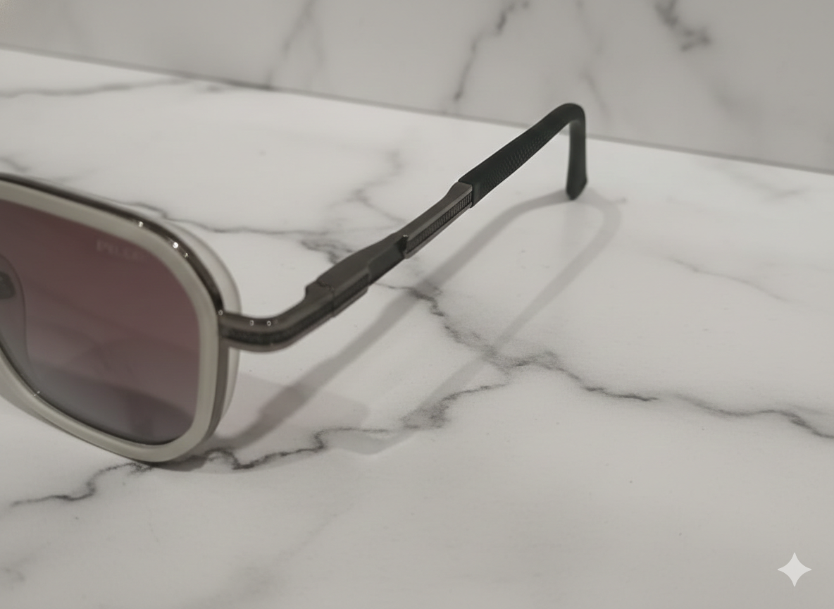 Prada Geometric Metal Frame Sunglasses 3