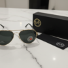 Ray-Ban Classic Aviator Polarized Sunglasses – Gold Frame