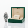Rolex Datejust – Oystersteel with Grey Dial & Green Roman Numerals
