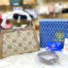 Tory Burch T Monogram Studded Jacquard Top-Handle Bag