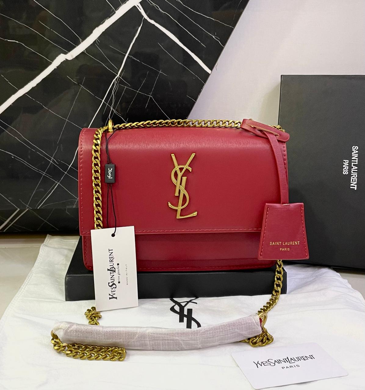 Saint Laurent YSL Monogram Envelope Chain Bag