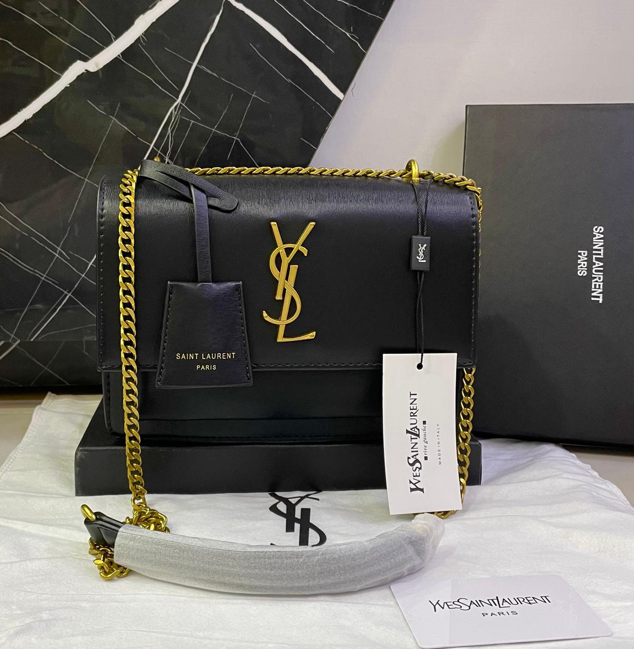 Saint Laurent YSL Monogram Envelope Chain Bag