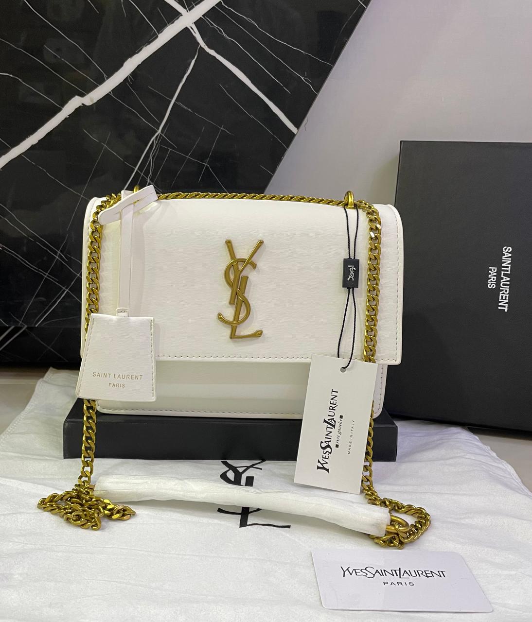Saint Laurent YSL Monogram Envelope Chain Bag