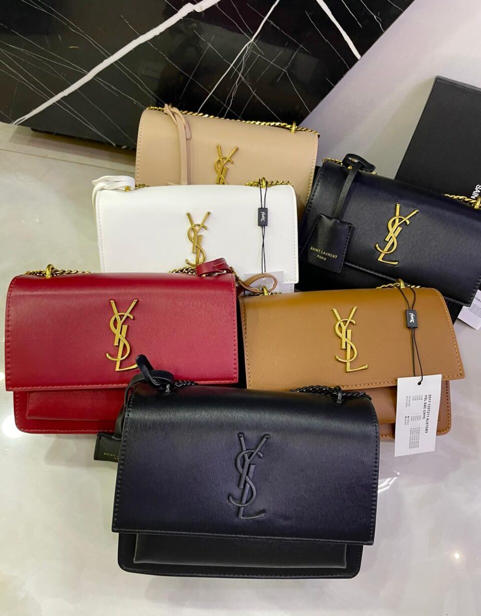 Saint Laurent YSL Monogram Envelope Chain Bag