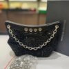 Alexander McQueen Crystal Embellished Mini Shoulder Bag Black