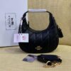 Coach Quilted Crescent Shoulder Bag
