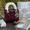 Christian Dior SE – Lady Dior Mini Top Handle Bag Burgundy 2
