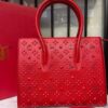 Christian Louboutin Paloma Studded Leather Tote Bag