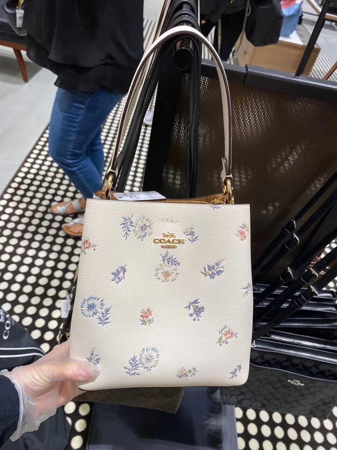 Coach Small Town Floral Bucket Bag