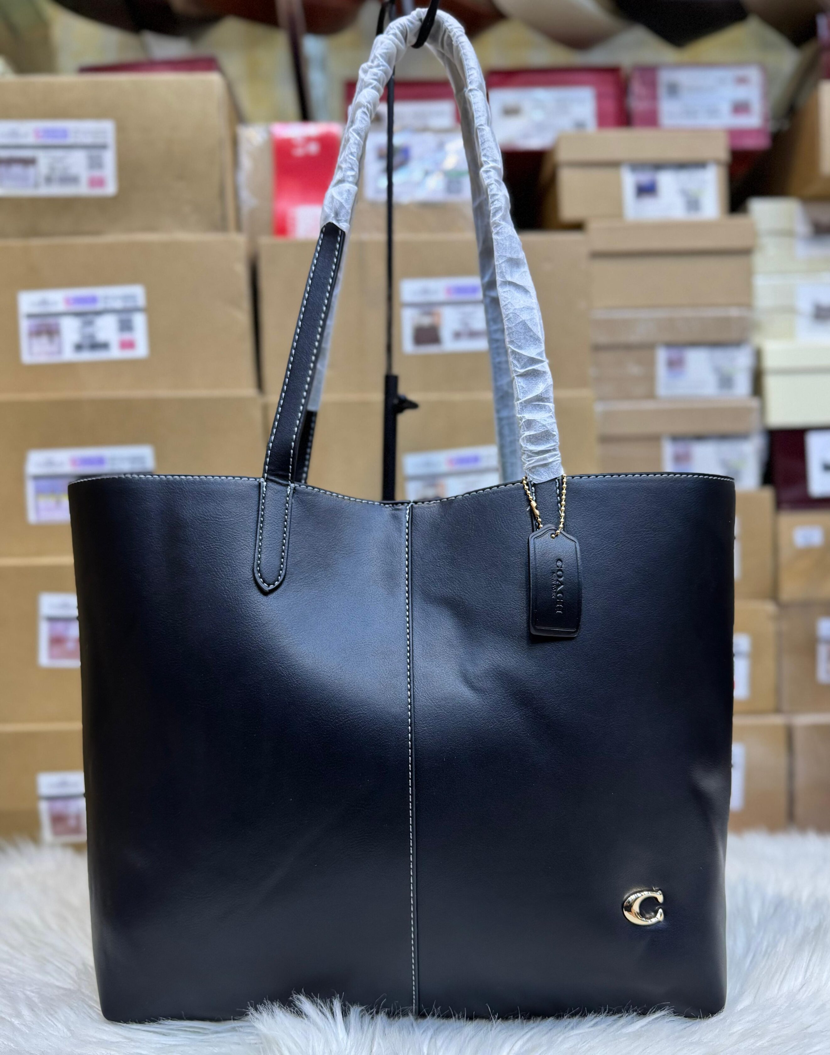 Coach City Tote Bag Black 3