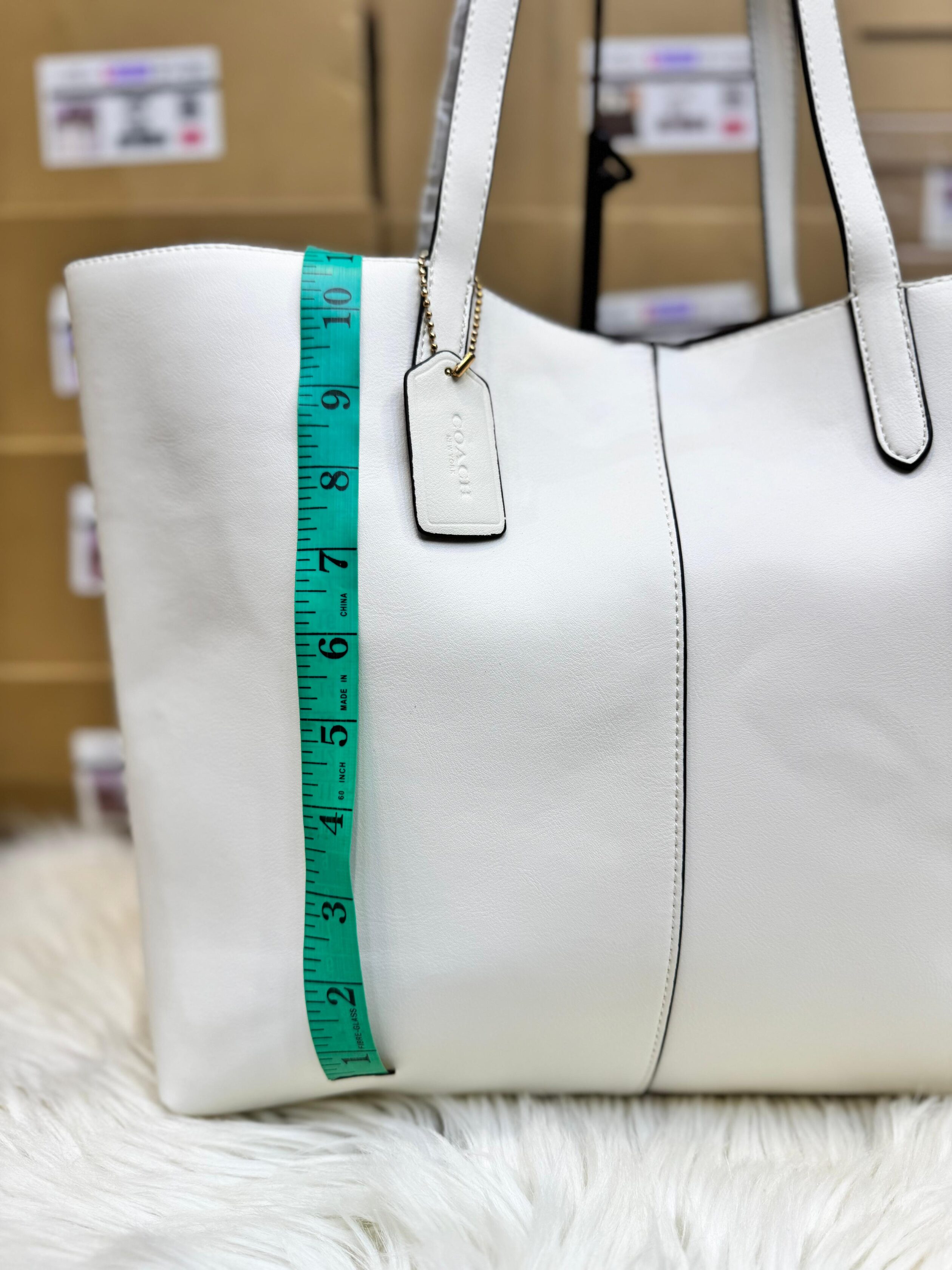 Coach City Tote Bag Off White 6