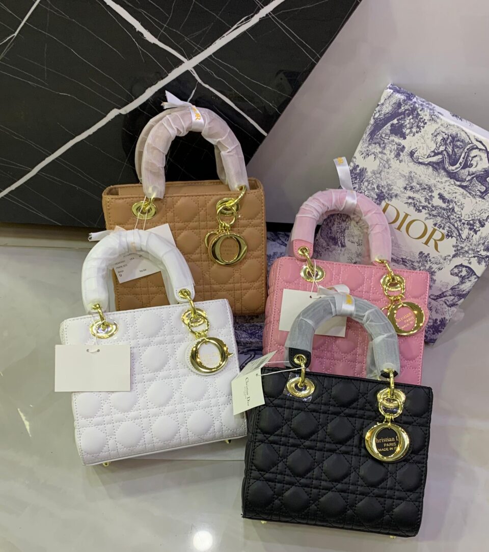 Christian Dior Quilted Cannage Mini Top-Handle Bag