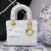 Christian Dior Quilted Cannage Mini Top-Handle Bag