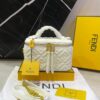 Fendi FF Monogram Mini Zip Top Handle Bag