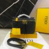 Fendi FF Monogram Mini Zip Top Handle Bag