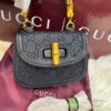 Gucci GG Canvas Bamboo 1947 Mini Top Handle Bag – GG Monogram Crystal Stud