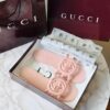 Gucci Style Logo Flat Slide Baby Pink 2