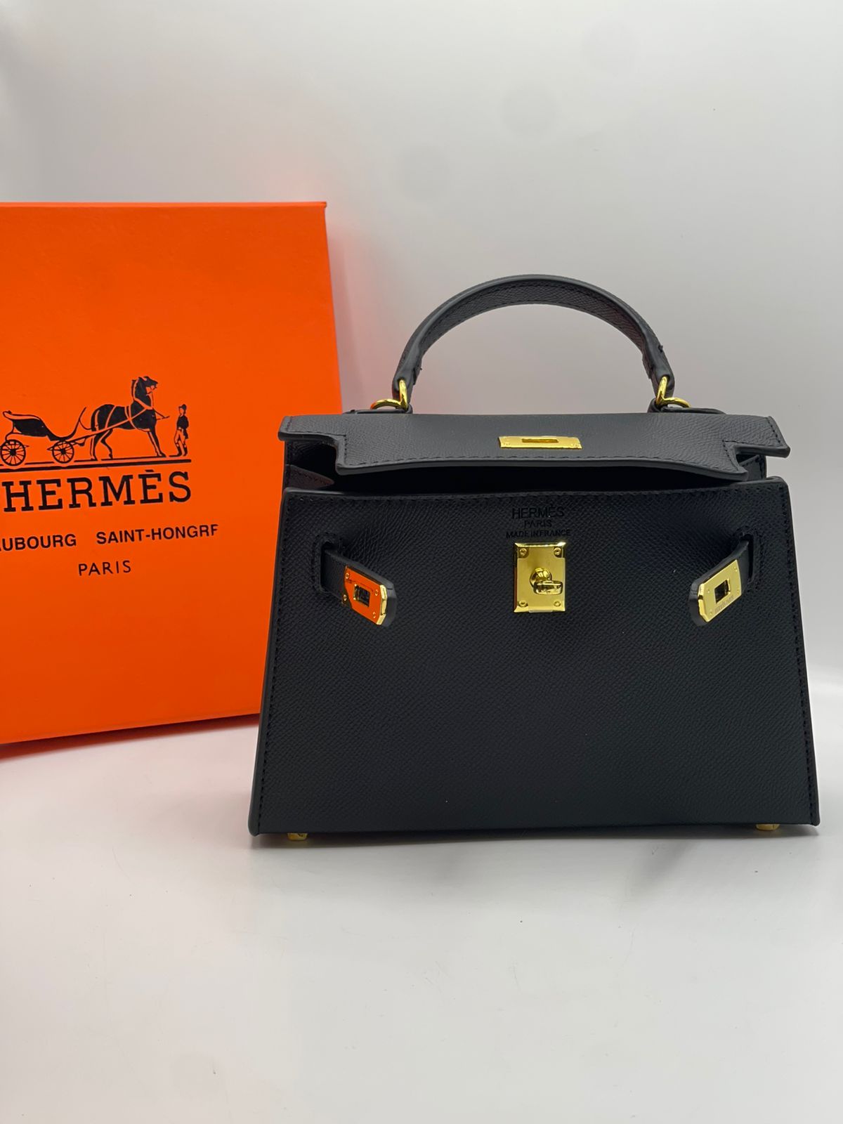 Hermès Mini Kelly Style Top Handle Bag